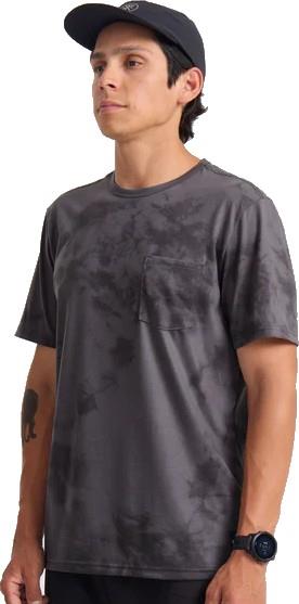 Mathis Active Tie Dye Pocket SS - Mens - grey 1