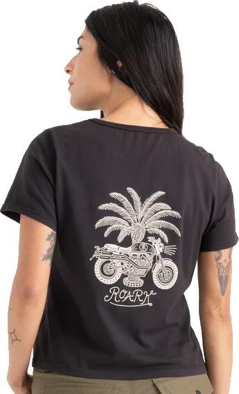 Moto Everyday SS Tee - Womens - faded black 1