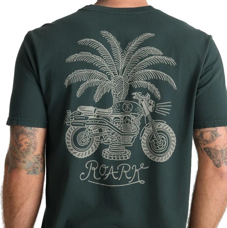 Moto SS Tee - Mens - dark forest 1