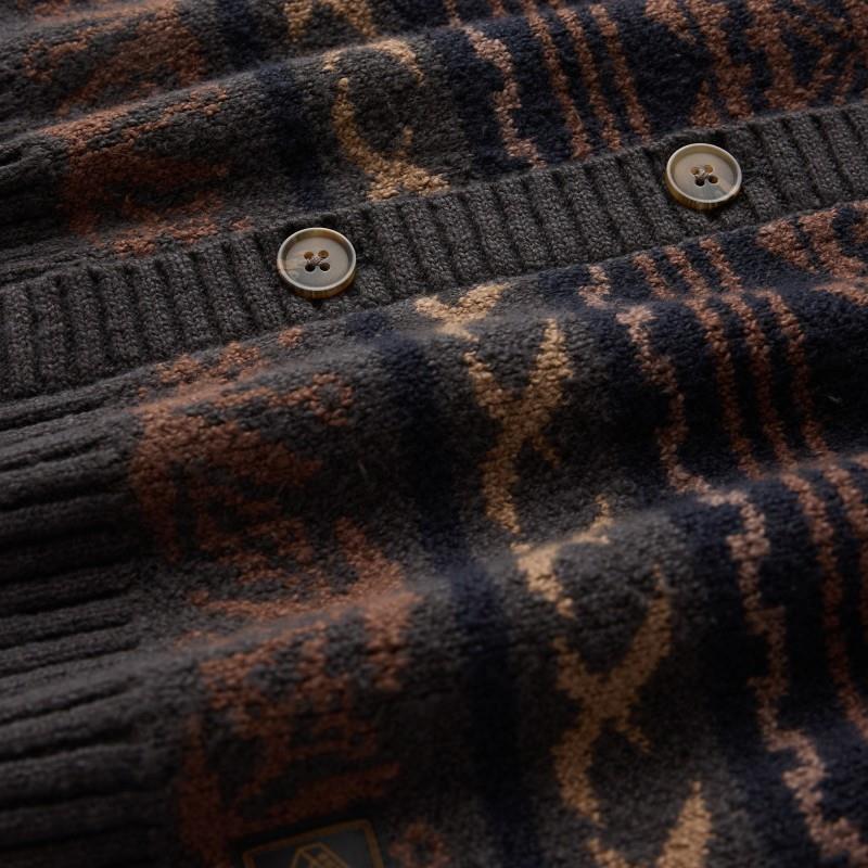 Nomad Cardigan - Mens - rust 1