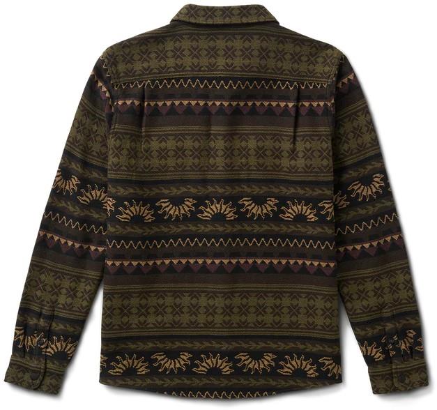 Nordsman Jacquard LS Flannel - Mens - dark military 1