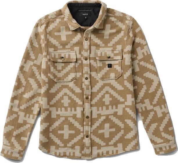 Nordsman Jacquard LS Flannel - Mens - light khaki 1