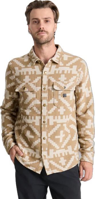 Nordsman Jacquard LS Flannel - Mens - light khaki 1