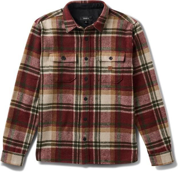 Nordsman LS Flannel - Mens - sangria 1
