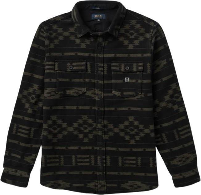Nordsman Teton LS Flannel - Mens - Dark Military Kikagaku 1