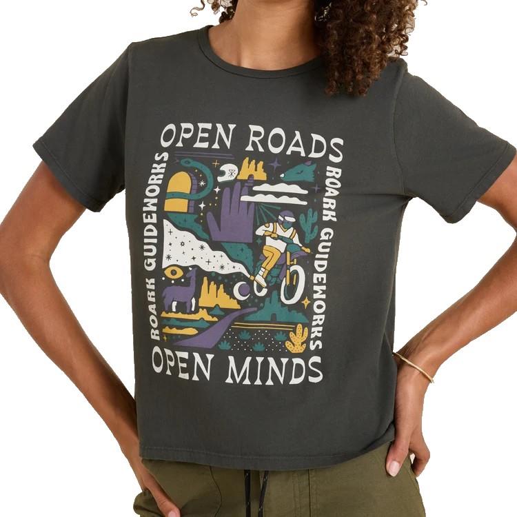 Open Roads Everyday SS Tee - Womens - dark military 1