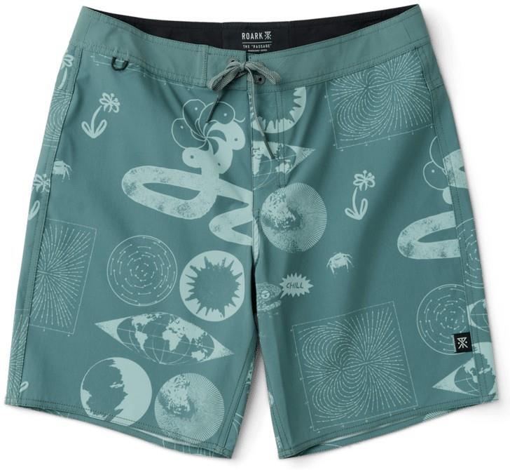 Passage Boardshorts - Mens - slate green 1