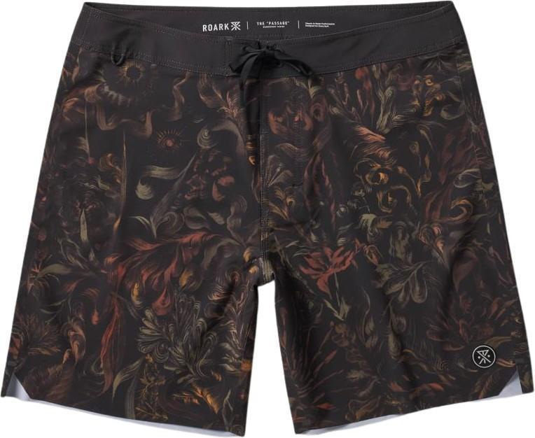 Passage Primo Nocturnal Boardshorts, 18" Inseam - Mens - black 1