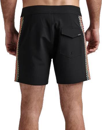 Passage Side Panel Boardshorts, 16" Inseam - Mens - Black 4
