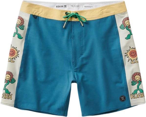 Passage Side Panel Boardshorts, 16" Inseam - Mens - Smeralda Costa 1