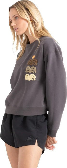 Port Crew Fleece - Womens - faded black 1