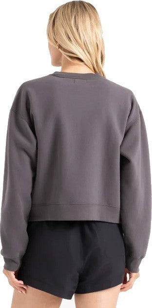 Port Crew Fleece - Womens - faded black 1