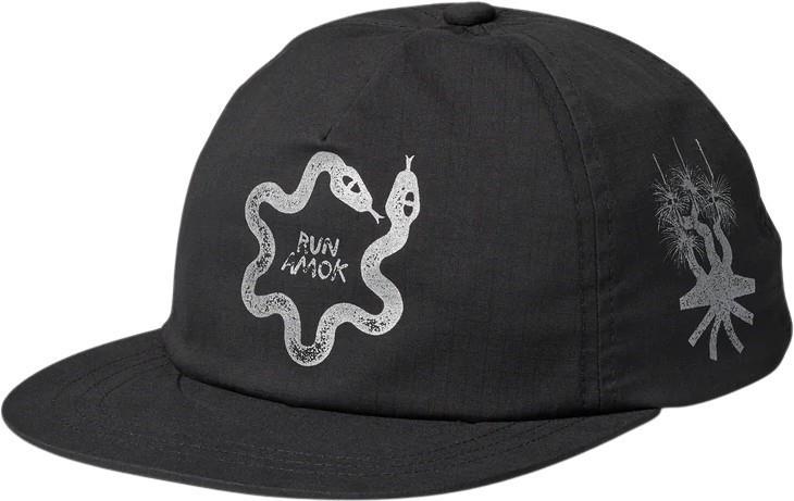 Run Amok 5 Panel Hat - Mens - black 1