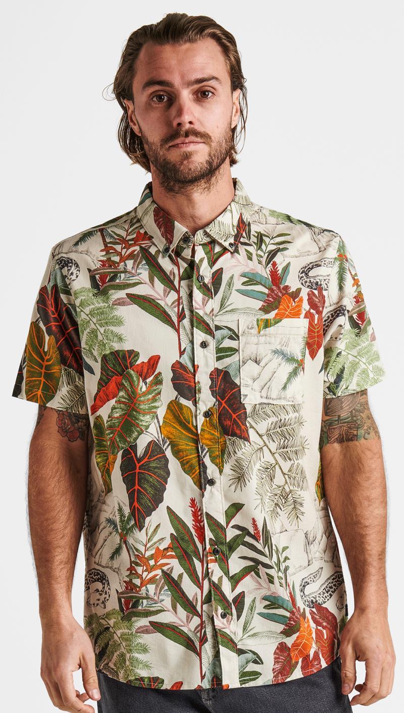 Scholar Lake Viahiria Woven SS - Mens - Bone 2
