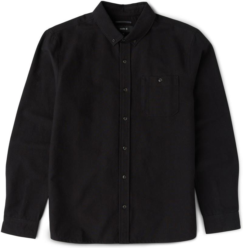 Scholar Woven LS - Mens - solid black 1