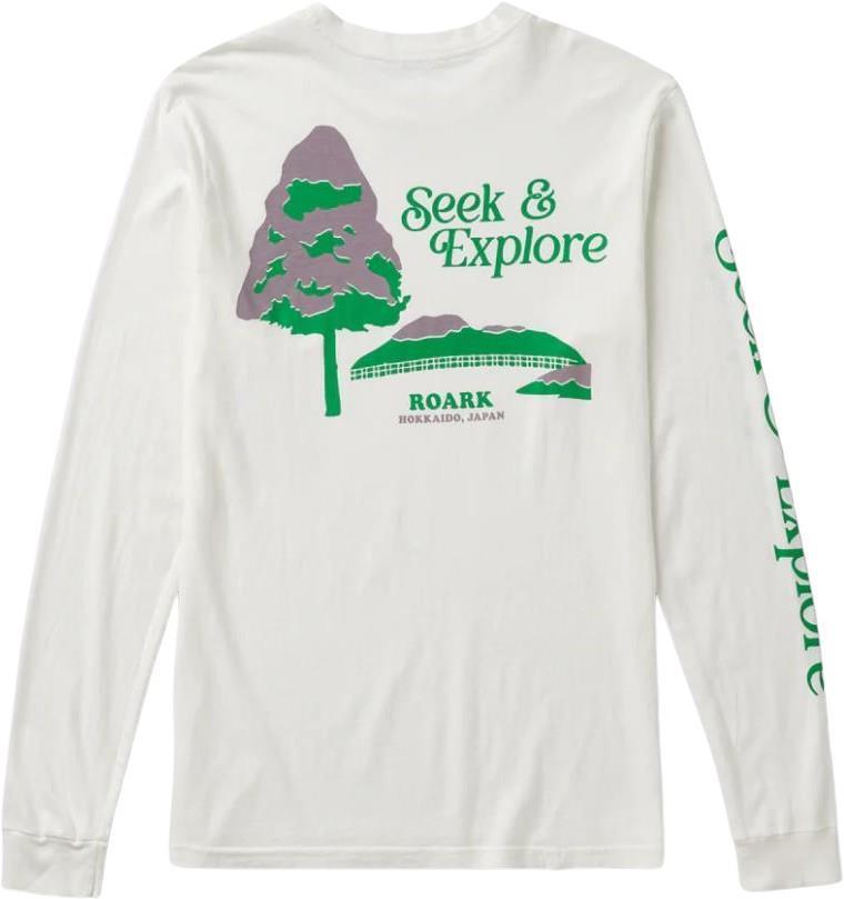 Seek And Explore Hokkaido LS Tee - Mens - Off White 2