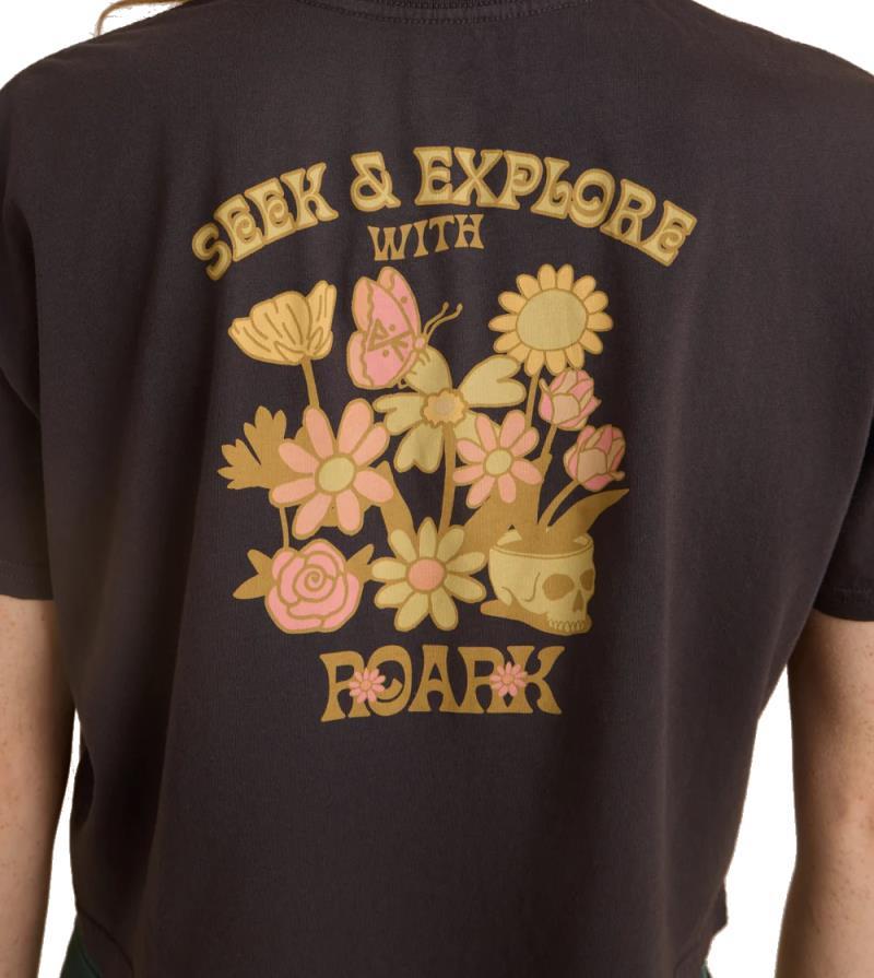 Seek Cropped Boxy Premium Tee - Womens - black 1