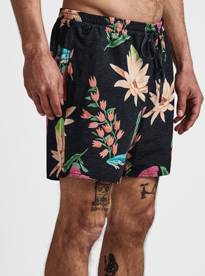 Shorey Sierra Madre Boardshorts, 18" Inseam - Mens - black 1