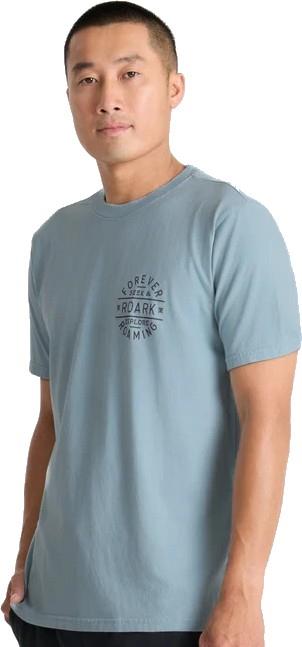 Stamp SS Tee - Mens - dusty blue 1