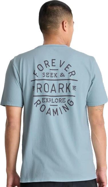 Stamp SS Tee - Mens - dusty blue 1