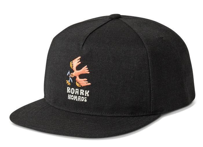 Station Snapback Hat - black / enjoy bird 1