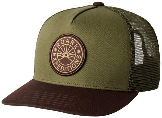 Station Trucker Hat - dark military 1