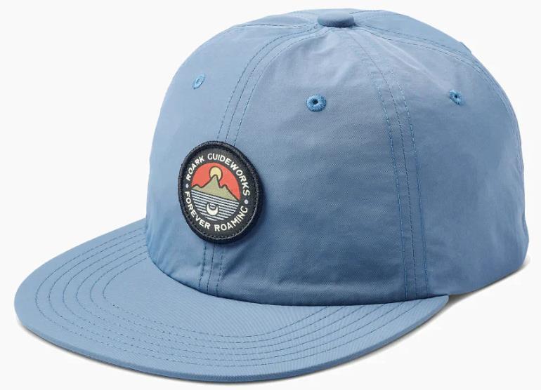 Sun Up, Sun Down 6 Panel Hat - hydro blue 1
