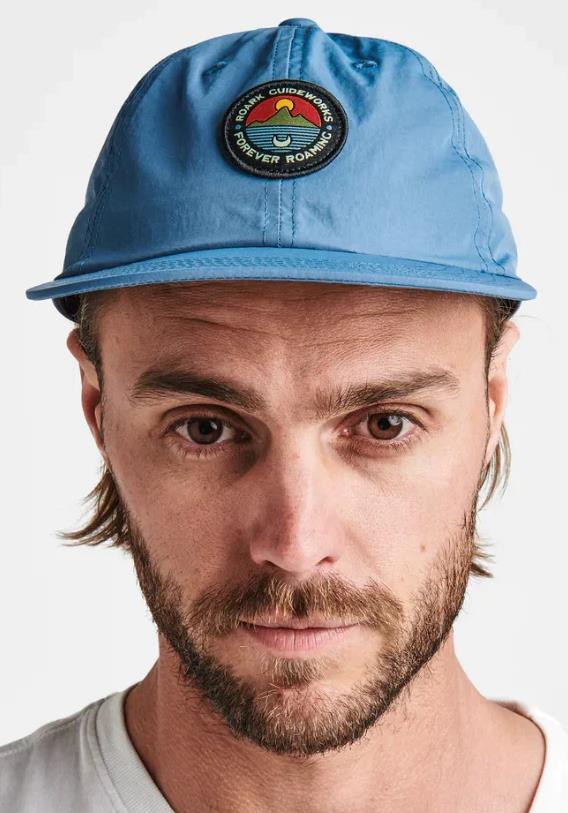 Sun Up, Sun Down 6 Panel Hat - hydro blue 1