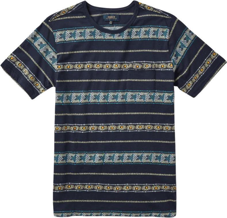 Sunburst Pocket Crew Tee - Mens - Dark Navy 1