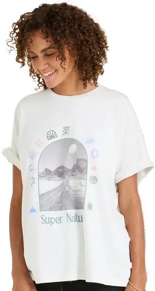 Super Natural Oversized SS Tee - Womens - mist 1