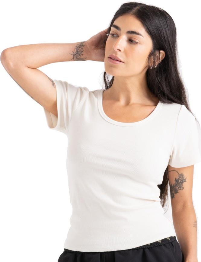 Wind Worn SS Tee - Womens - off white 1