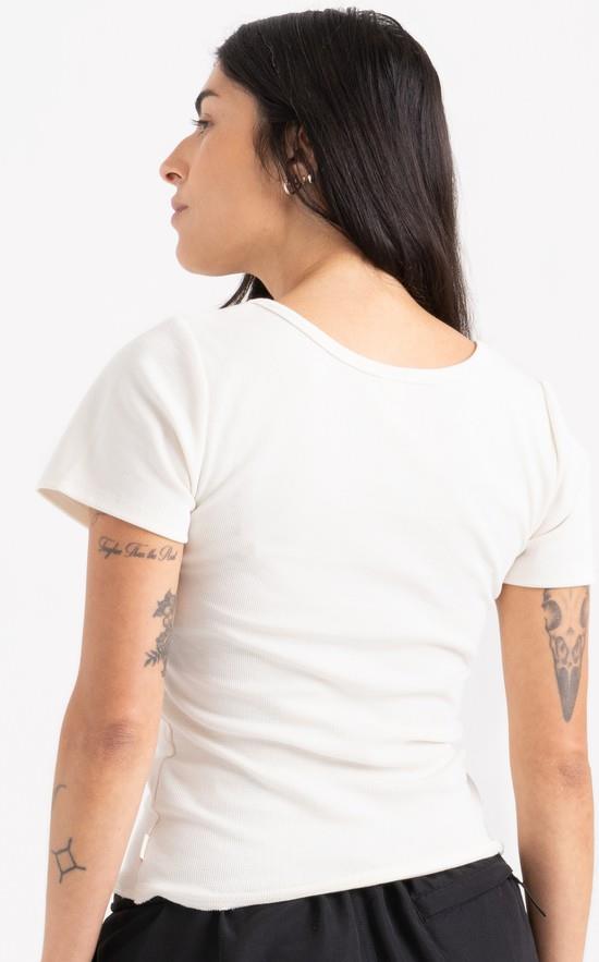 Wind Worn SS Tee - Womens - off white 1