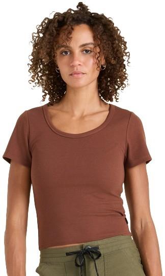 Wind Worn SS Tee - Womens - sepia 1