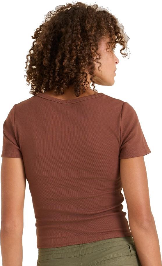 Wind Worn SS Tee - Womens - sepia 1
