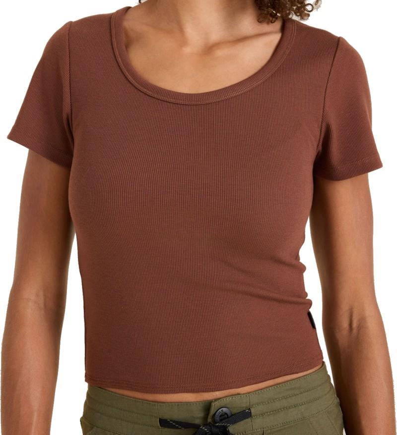 Wind Worn SS Tee - Womens - sepia 1