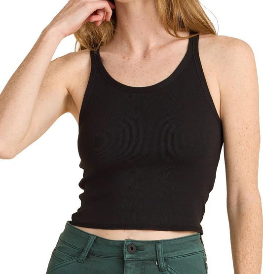 Wind Worn Tank - Womens - black 1