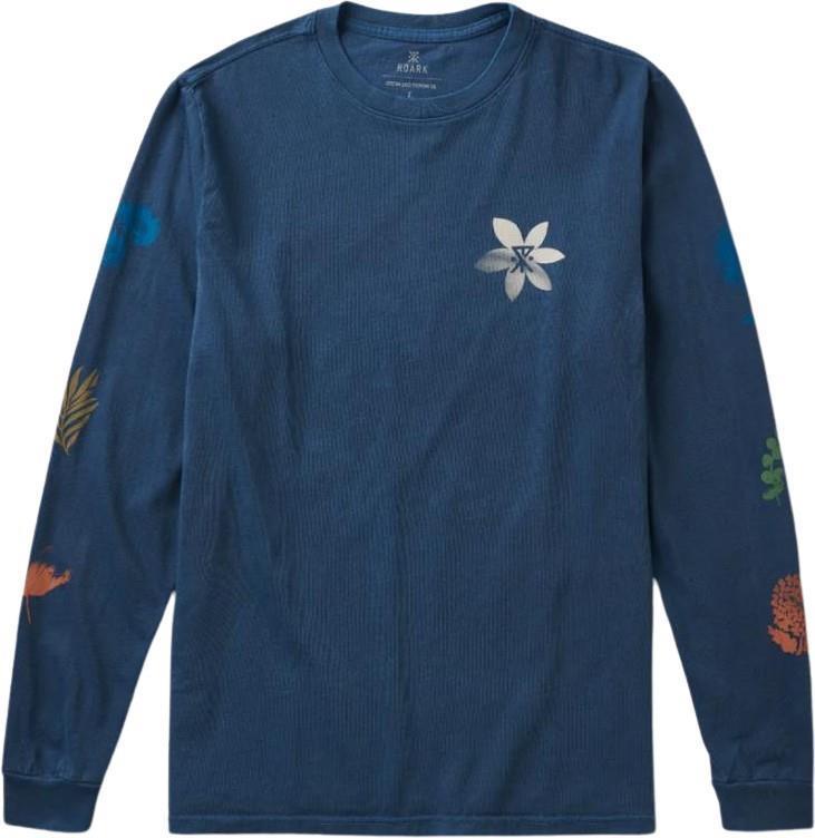 Xerox Floral LS Tee - Mens - Blue Grey Hama Wash 1