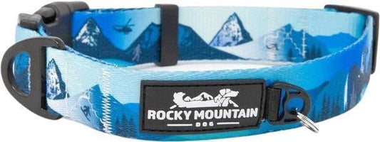 Kootenay Alpine Dog Collar - Blue 1