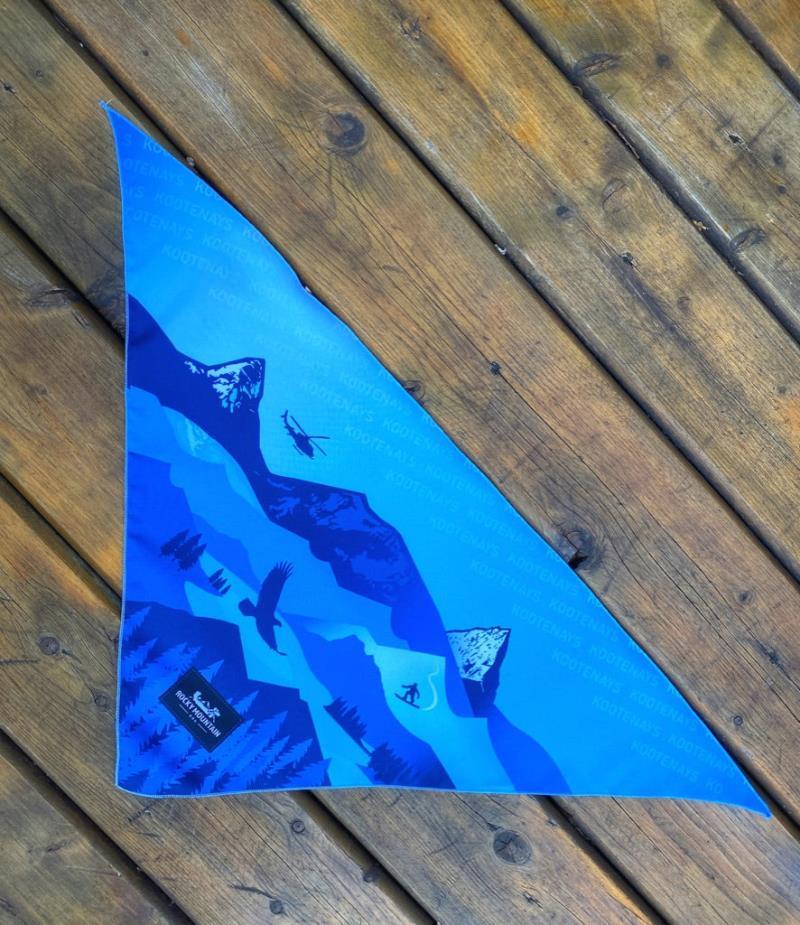 Kootenay Bandana  - blue 1
