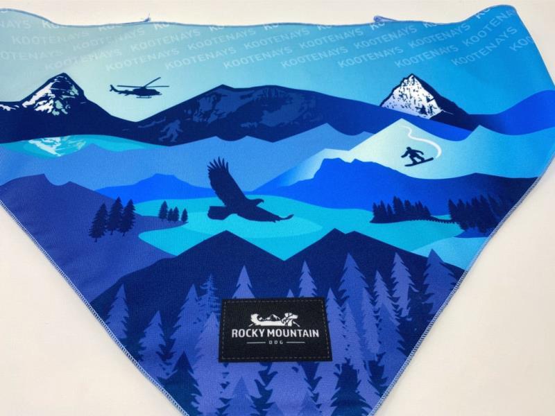 Kootenay Bandana  - blue 1