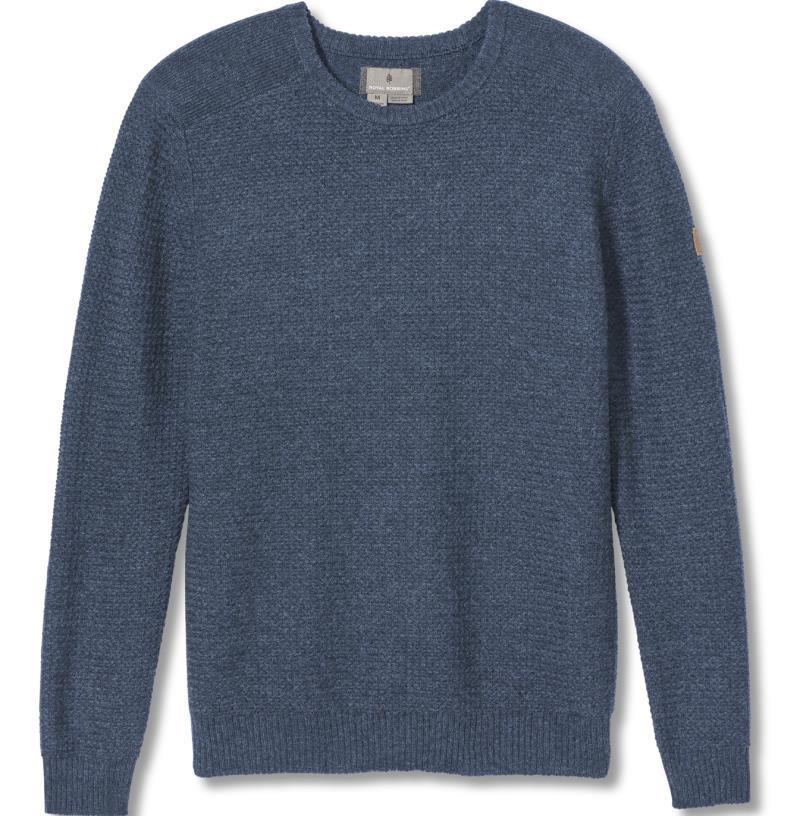 All Season Merino Sweater - Mens - blue teal 1