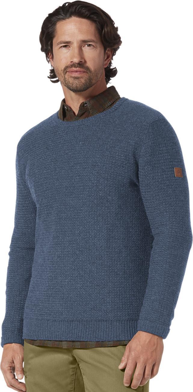 All Season Merino Sweater - Mens - blue teal 1