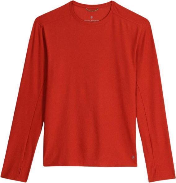Amp Lite Crew LS - Mens - Brick Red Heather 1