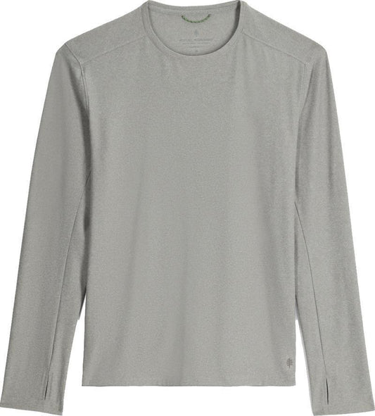 Amp Lite Crew LS - Mens - Light Pewter Heather 1
