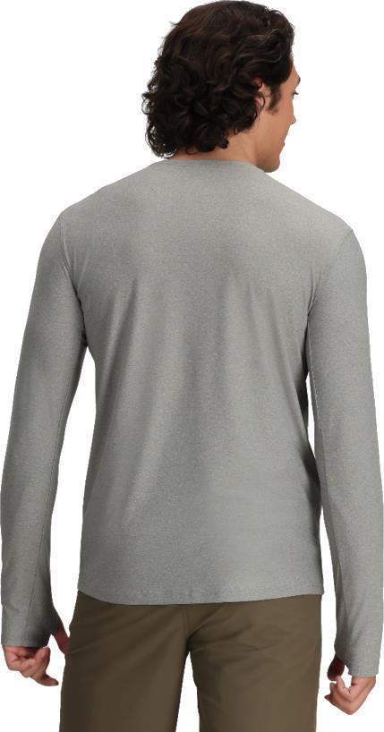 Amp Lite Crew LS - Mens - Light Pewter Heather 4