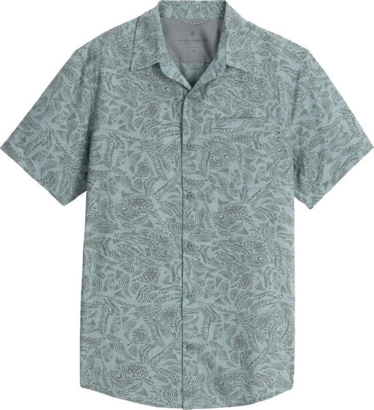Amp Lite II SS - Mens - light slate heather river print 1