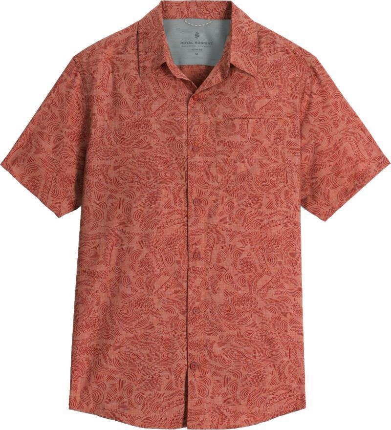 Amp Lite II SS - Mens - redwood heather river print 1