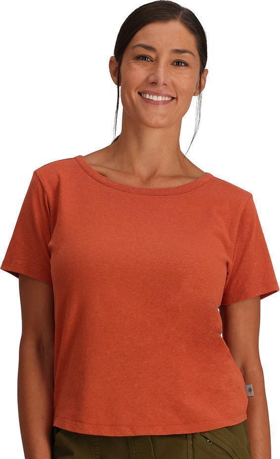 Basecamp Boxy Tee - Womens - Baked Clay 2