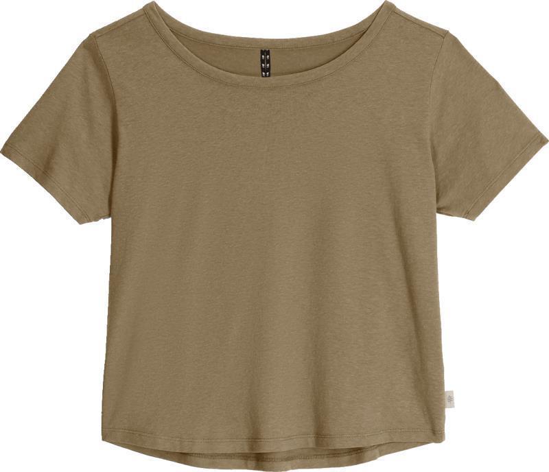 Basecamp Boxy Tee - Womens - Covert Green 1