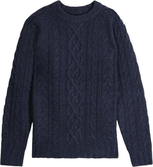 Baylands Fisherman Sweater - Mens - Navy 1